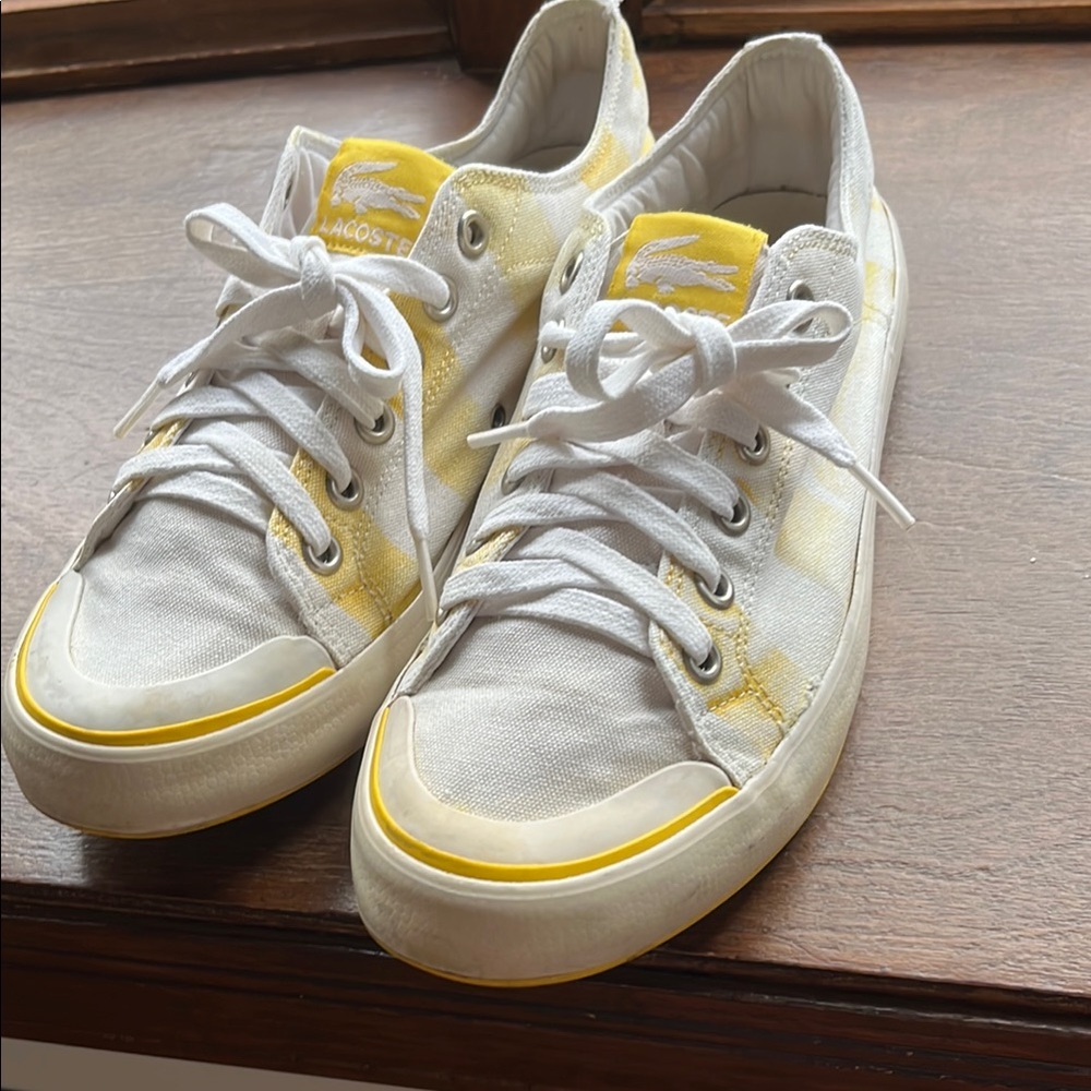 Lacoste canvas sneakers